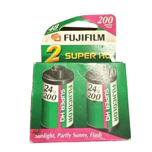 Film Fujifilm 200 2pack 2x24 Exp-all Around Flash‎ 35mm Exp (2004) FujiColor ￼